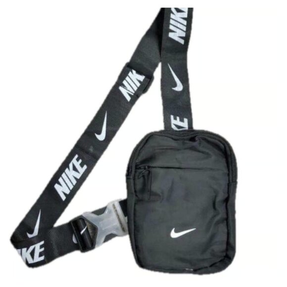 Nike Mini Crossbody Travel Bag Black 5x7 - Picture 1 of 2